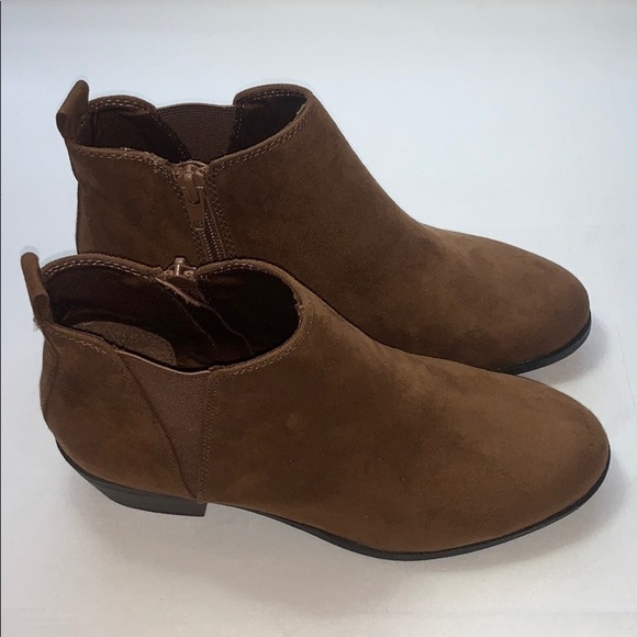 New So Women's Brown Ankle Boots Ankle Booties Size 6.5 - Picture 4 of 11